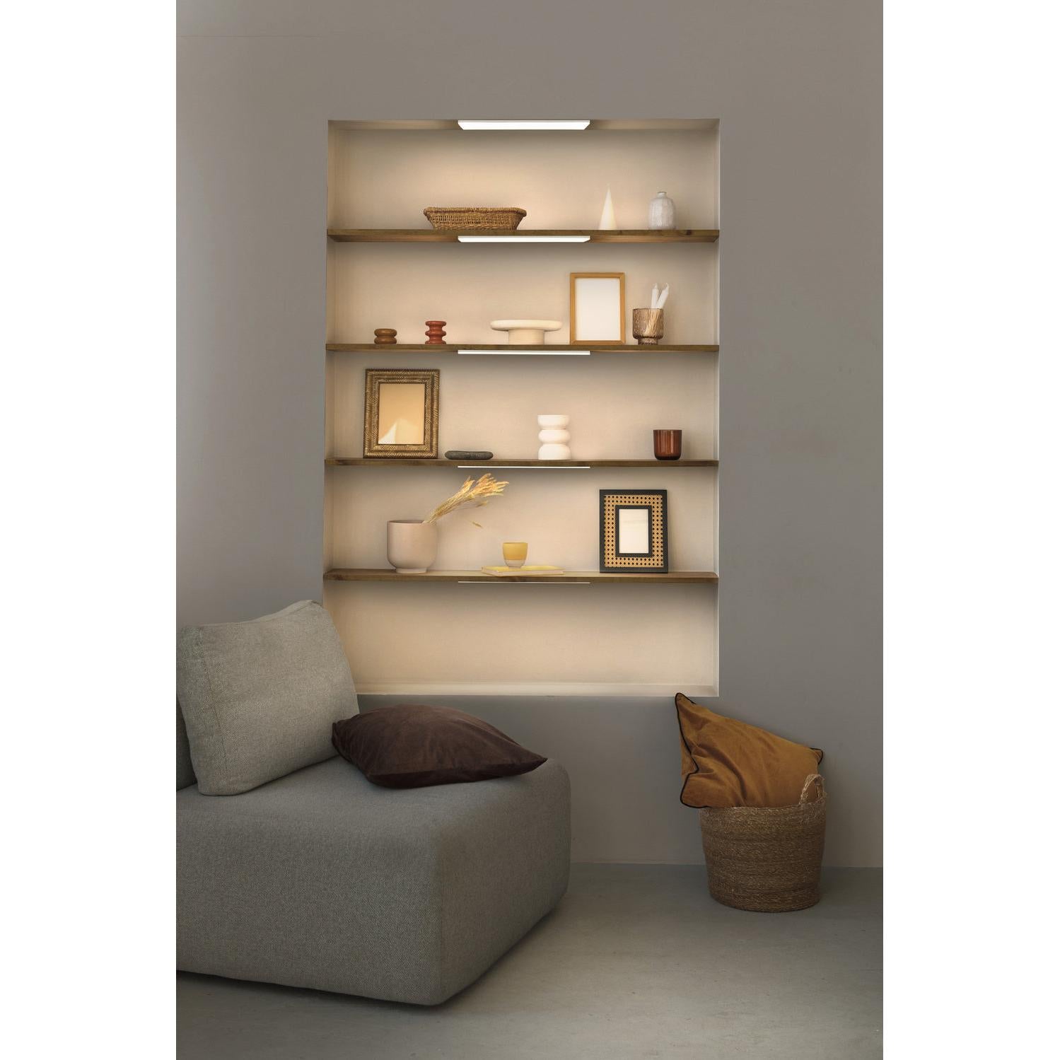 LEDVANCE UNDERCABINET PANEL FRAMELESS Unterbauleuchte 30x20cm CCT DIM White, 450 lm, 3000 K / 4000 K / 6500 K-LEDVANCE Shop