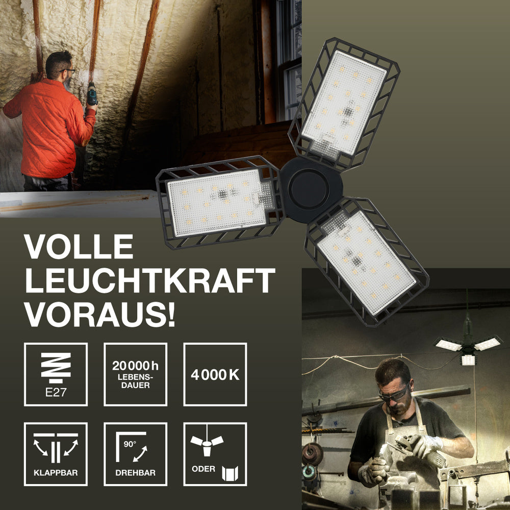 LEDVANCE Highbay Blade Deckenlampe mit Flügeln, 60W, E27-LEDVANCE Shop