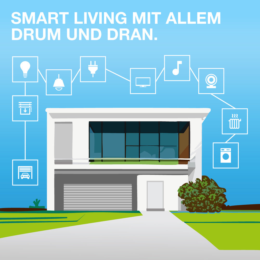 LEDVANCE SMART+ WiFi Outdoor Terminal inkl. WLAN-Repeater und smarte Steckdosen, Anthrazit, 230V