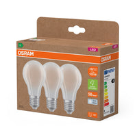 OSRAM LED Lampe Energieeffizienzklasse A Filament Classic A 7.2W 840 matt E27
