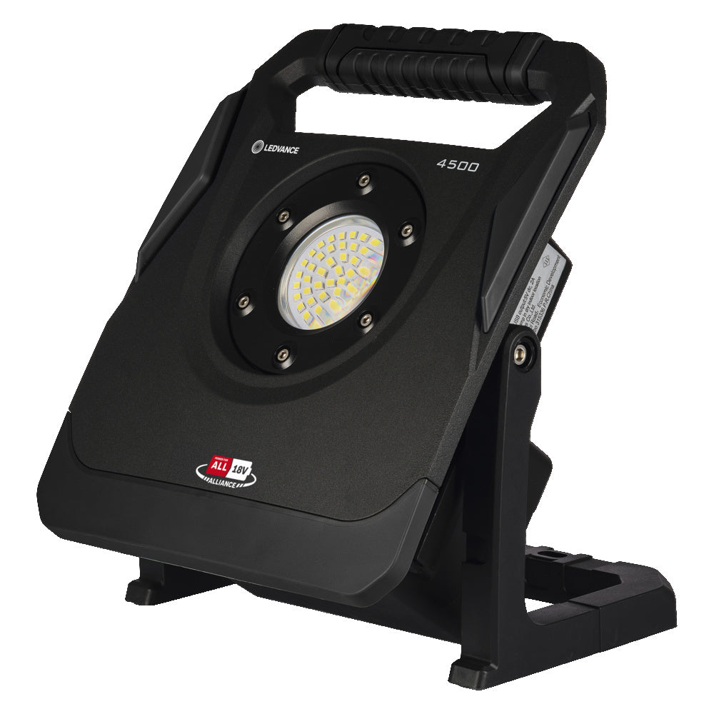 LEDVANCE WORKLIGHT - Bosch Power for All Alliance - BATTERY Outdoor Baustrahler inkl. Powerbank, 18V, 45W, 6500K Click-DIM-LEDVANCE Shop