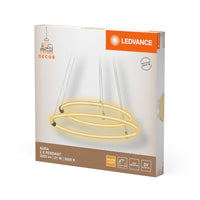 LEDVANCE DECOR Aura 2-teilige Pendelleuchte, 3000K, 21W, 2400lm, Click DIM