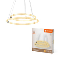 LEDVANCE DECOR Aura 2-teilige Pendelleuchte, 3000K, 21W, 2400lm, Click DIM