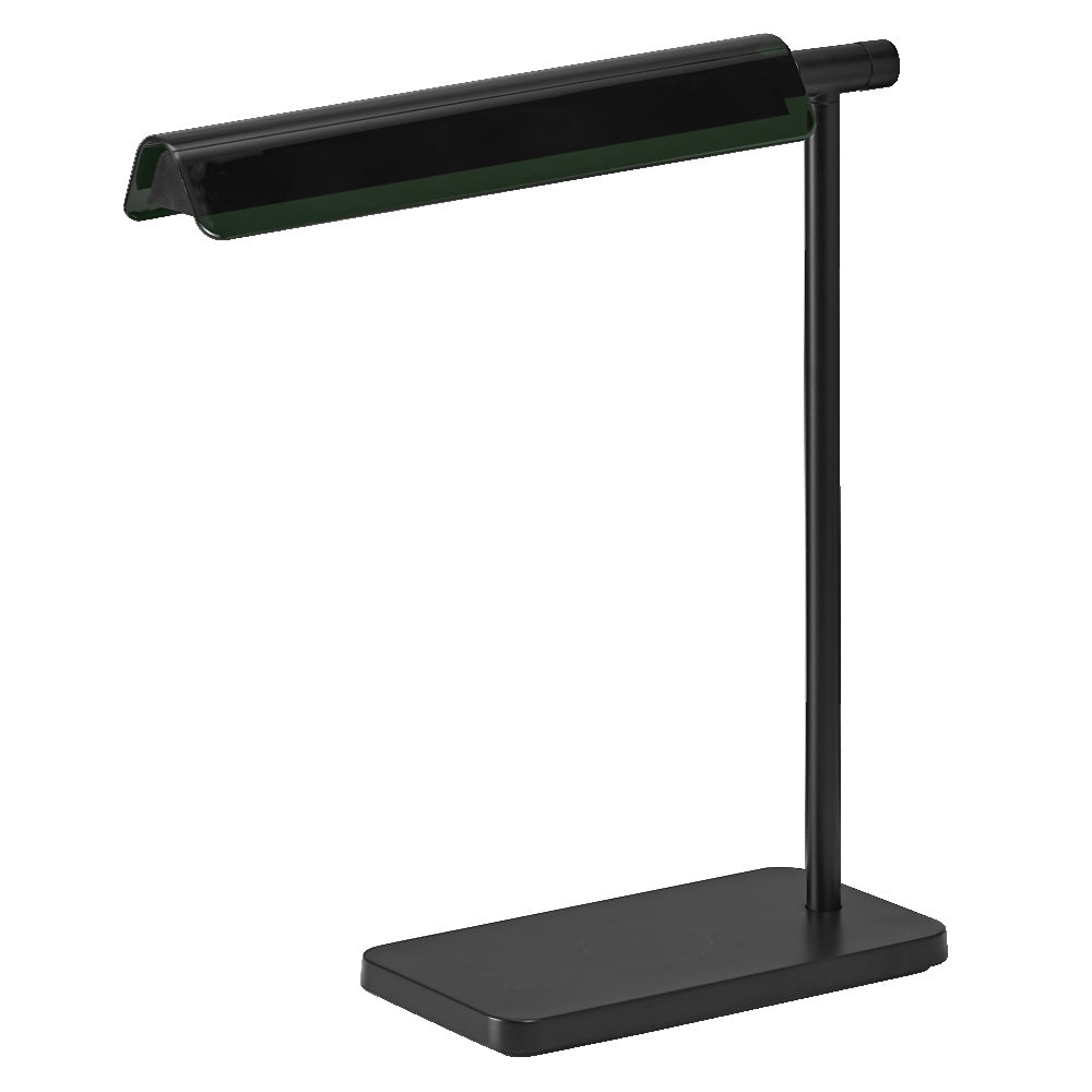 LEDVANCE OFFICE LINE Desk Roof Inductive Charging Schreibtischleuchte 19W CCT Dimmable Black, 520 lm, 3000 K / 4000 K / 6500 K, Warmweiß|Kaltweiß|Kaltes Tageslicht-LEDVANCE Shop