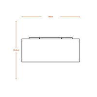 LEDVANCE DECOR Deckenleuchte Decor Cardboard Oval braun, 3xE27