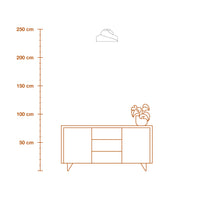 LEDVANCE DECOR Deckenleuchte Decor Cardboard Square Turn braun, inkl. Leuchtmittel-LEDVANCE Shop