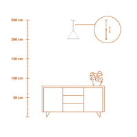 LEDVANCE DECOR Pendelleuchte Decor Pulp weiß, E27, 310 mm