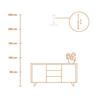 LEDVANCE DECOR Concrete Wood Beton Pendelleuchte, E27, 320 mm, inkl. Leuchtmittel