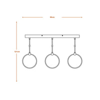 LEDVANCE DECOR Circle Pendelleuchte, 3 Pendel, 20W, Click CCT Black