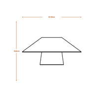 LEDVANCE DECOR Bamboo Paper Hut Deckenleuchte Braun, 400mm, E27