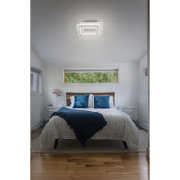 OSRAM LED Deckenventilator Ring 55W CCT Weiß 3000K-6500K