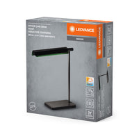 LEDVANCE OFFICE LINE Desk Roof Inductive Charging Schreibtischleuchte 19W CCT Dimmable Black, 520 lm, 3000 K / 4000 K / 6500 K, Warmweiß|Kaltweiß|Kaltes Tageslicht-LEDVANCE Shop