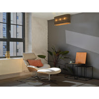 LEDVANCE DECOR Deckenleuchte Decor Cardboard Oval braun, 3xE27