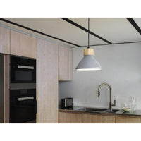 OSRAM DECOR Concrete Wood Beton Pendelleuchte, E27, 220 mm