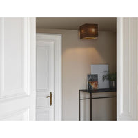 OSRAM DECOR Deckenleuchte Decor Cardboard Square braun, E27