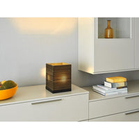 LEDVANCE DECOR Tischleuchte Decor Cardboard Square braun, E27