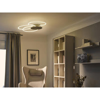 OSRAM DECOR Aura Ceiling Deckenleuchte, 21W, 3000K, 2200lm, Click DIM