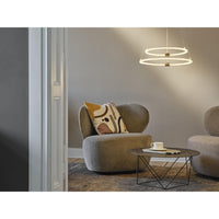 OSRAM DECOR Aura 2-teilige Pendelleuchte, 3000K, 21W, 2400lm, Click DIM