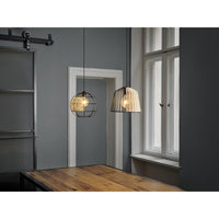 LEDVANCE DECOR Cage Bell Pendelleuchte, schwarz/braun, E27