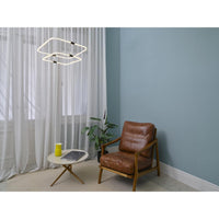 OSRAM DECOR Tetragon Pendelleuchte, 23W, 3000K, 2500lm, Warmweiß, Click DIM