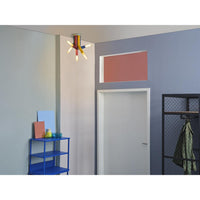 OSRAM DECOR Straw Deckenleuchte, 5-flammig, E27, Multicolor