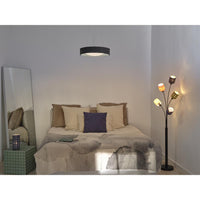 OSRAM DECOR Felt Cylinder Pendelleuchte Dunkelgrau, 28W, 830mm