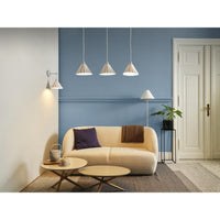 LEDVANCE DECOR Pendelleuchte 3-flammig Decor Pulp weiß, E14