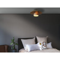 OSRAM DECOR Bamboo Paper Hut Deckenleuchte Braun, 400mm, E27