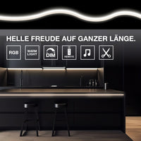 OSRAM FLEX AUDIO 3M LED-Streifen VR RC, weiß, 10W, 120lm