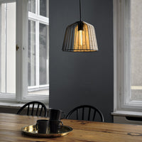 LEDVANCE DECOR Cage Bell Pendelleuchte, schwarz/braun, E27
