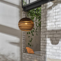 LEDVANCE DECOR Pendelleuchte Decor Cardboard Ball braun, E27