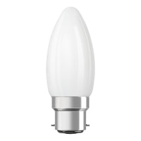 OSRAM LED Lampe LED Retrofit CLASSIC B DIM 4.8W 82 Frosted B22d, 470 lm, 2700 K, Warmweiß