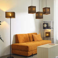 LEDVANCE DECOR Pendelleuchte Decor Cardboard Square braun, 3xE27