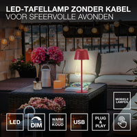 OSRAM ENDURA STYLE TABLE  Akku Tischlampe, 2,5W, 200lm, beige