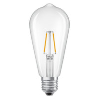 OSRAM LED Lampe LED Retrofit CLASSIC ST 2.5W 827 Clear E27, 250 lm, 2700 K, Warmweiß