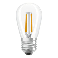 OSRAM Dimmbare Filament LED Lampe mit E27 Sockel, Warmweiss (2700K), Windstoß Kerze, 5W, Ersatz für 40W-Glühbirne, klar, LED Retrofit CLASSIC BA DIM