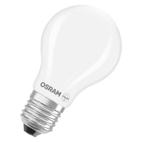 OSRAM LED LAMPS ENERGY CLASS A ENERGY EFFICIENCY FILAMENT CLASSIC A in A-Form, LED-Lampe, Bleifreies Glas, Matt, 2,2 W, 470 lm, Warmweiß, Energieeffizienzklasse: A