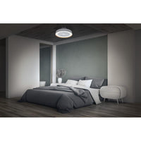 OSRAM Ceiling Fan Encapsulate Deckenventilator, 49W, 3000lm, 2700-6500K, Weiß