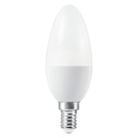 OSRAM Matter SMART+ LED Lampe CLASSIC B, RGB, Frost-Optik, 4,9W, 470lm, E14
