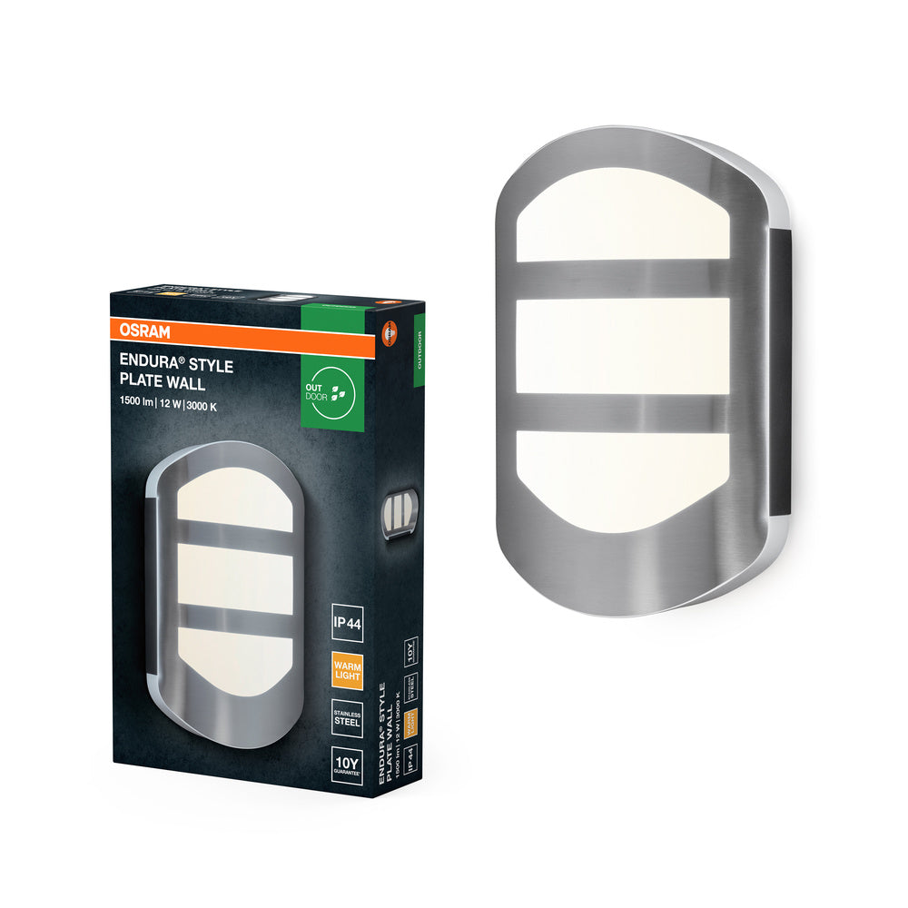 OSRAM ENDURA® Style Plate Wall LED Wandleuchte 12W / 3000K Warmweiß