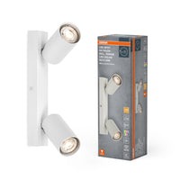 OSRAM LED SPOT OCTAGON Deckenleuchte 2 x 3,4W, GU10, 460lm, weiß