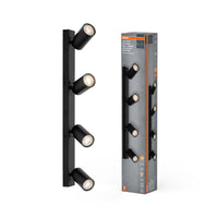 OSRAM LED SPOT OCTAGON Deckenleuchte 4 x 3,4W, GU10, 920lm, schwarz