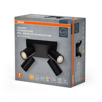OSRAM LED SPOT OCTAGON PL Deckenleuchte 4 x 3,4W, GU10, 920lm, schwarz