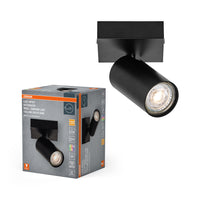 OSRAM LED SPOT OCTAGON Deckenleuchte / Wandleuchte 3,4W, GU10, 230lm, schwarz