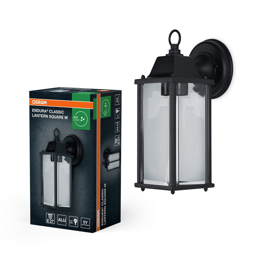 OSRAM LED Wand- und Deckenleuchte, Leuchte für Außenanwendungen, Sockel E27, Endura Classic Lantern SQ
