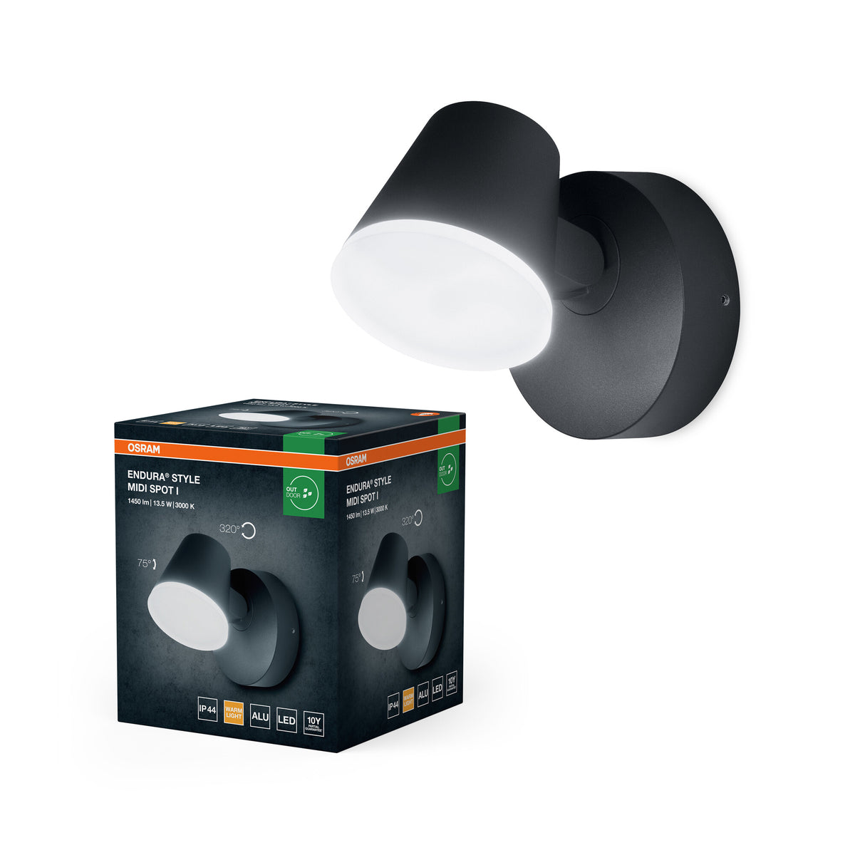 OSRAM ENDURA Style Midi LED Spot Außen