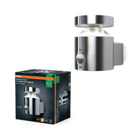 OSRAM LED Wand- und Deckenleuchte, Leuchte für Außenanwendungen, intergrierter Bewegungssensor, Tag-Nacht-Sensor, Warmweiß, 150,0 mm x 102,0 mm x 135,0 mm, ENDURA STYLE CYLINDER