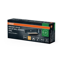 OSRAM ENDURA Style Oval Solar-Wandleuchte, Sensor, 3000K