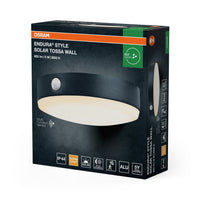 OSRAM ENDURA Style Solar-Wandleuchte Tossa, Sensor, 3000K