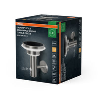 OSRAM ENDURA® Style Double Circle Solar LED Wandleuchte mit Sensor 6W / 3000K Warmweiß